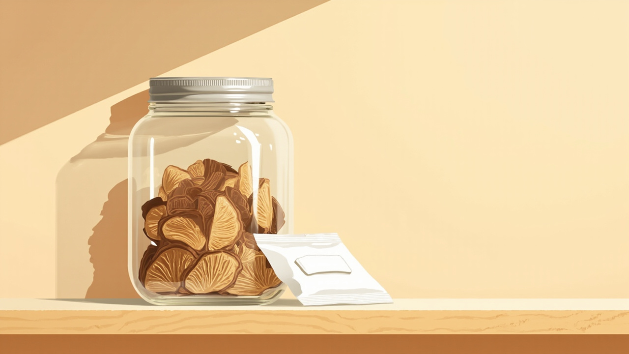 Dried Mushroom Storage Containers for Gourmet Harvests