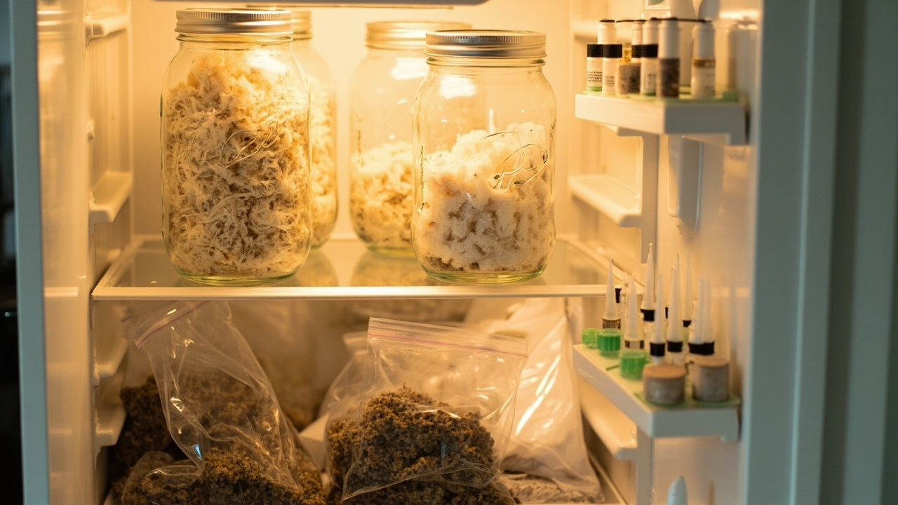 How to Store Mushroom Spawn (Kitchen-Scale Gourmet Storage Guide)