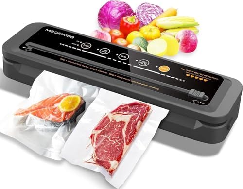 MegaWise Vacuum Sealer Machine 80kPa Suction Power
