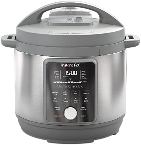 Instant Pot 6 Qt 9-in-1 Electric Pressure Cooker, WhisperQuiet
