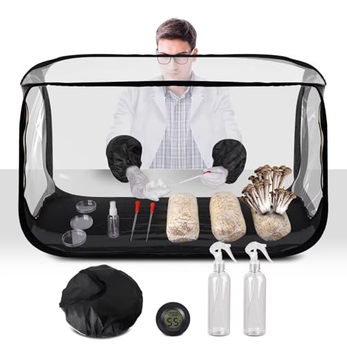 Salcod Large Still Air Box Mushroom Grow Tent, 38 x 20 x 25 inches