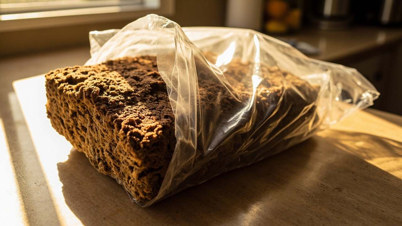 A lion's mane kit block with a dry-looking face — the moisture mistake to catch early